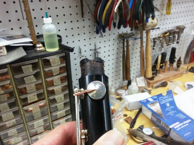 Clarinet Tenon - Before