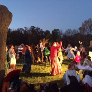 Theatrical Performance in the Circle of Stones