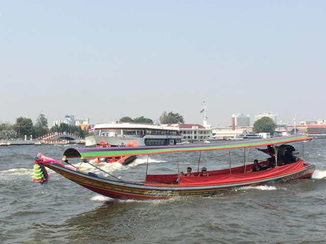 Banana Boat on the Chao Phraya River