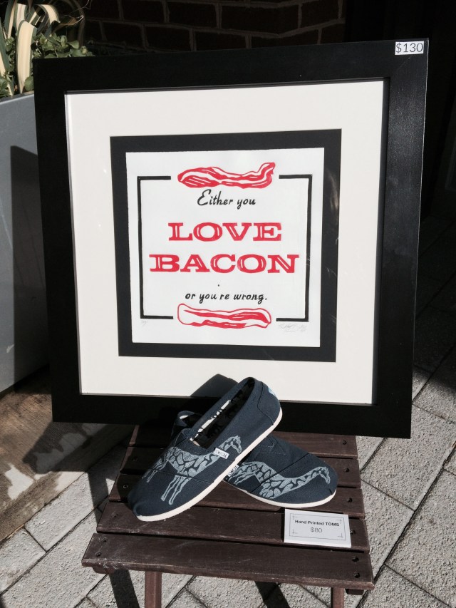 Bacon on the Arts Walk