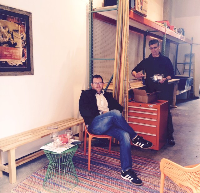 Mike Hankins in the shop Lounge