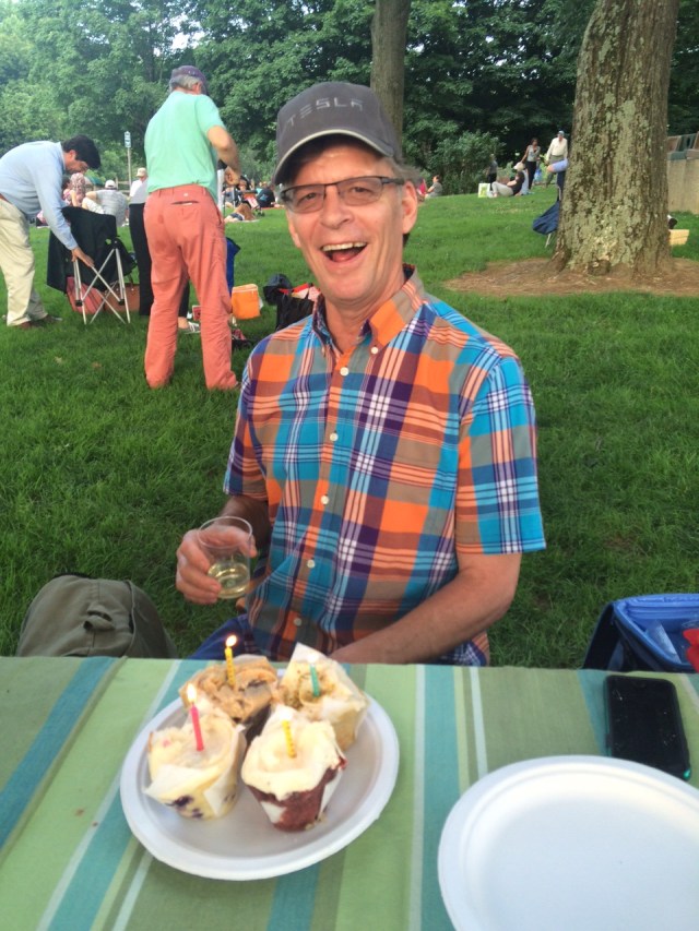 Birthday Cupcakes at Wolf Trap