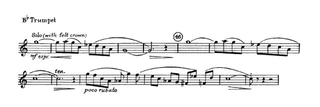 Trumpet excerpt