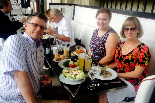 Lunching at the Louvre