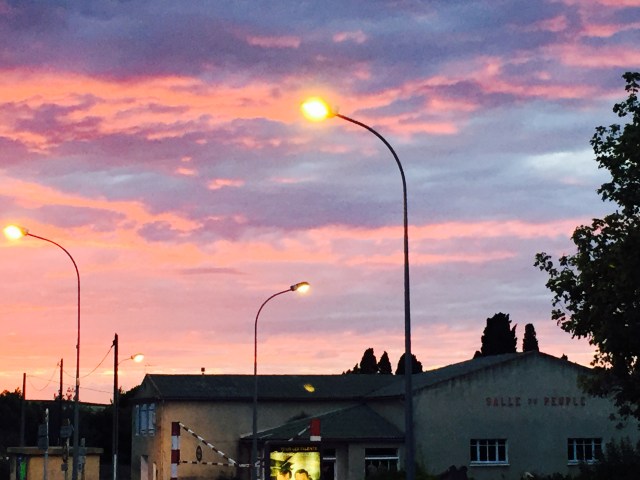 Sunset in Marseillette