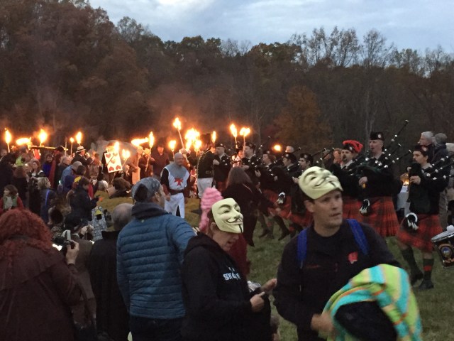 Bagpipes and Torches