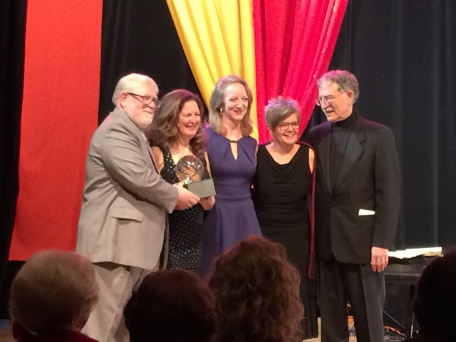 Awardees Ed and Maru Jane (left)