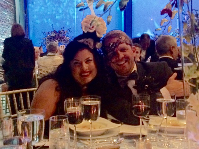 Meredith and Masked Friend