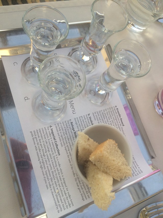 Vodka Tasting at the Lemon Tree Sky Bar