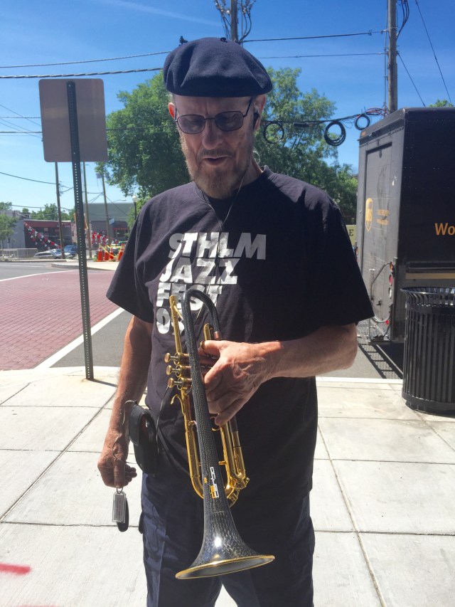 Larry, with Roy's bad-ass horn