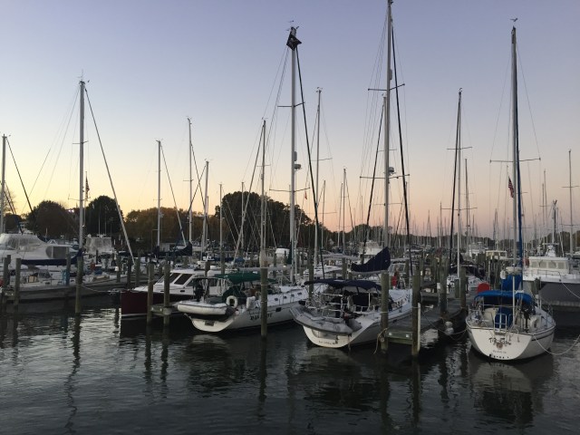 Sittin' at the dock of the bay...